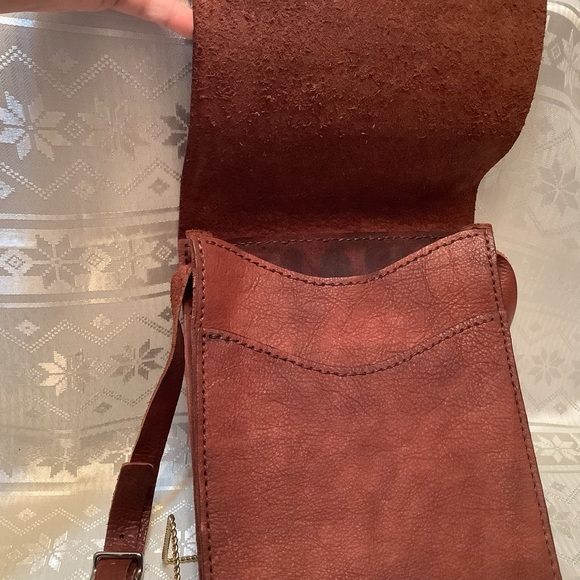 Jewelry In Bloom Messenger Bag  100% Leather Handmade Hand Stitched - Picture 4 of 16